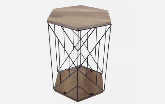 2 tier Cage Table Side Lamp Plant Table Hall Coffee Table Side Table Living Room
